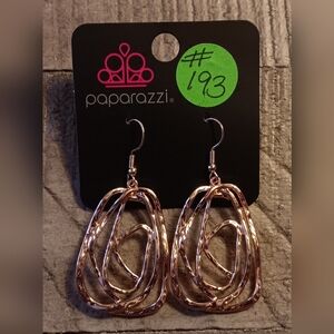 Paparazzi Rose Gold Dangle Earrings